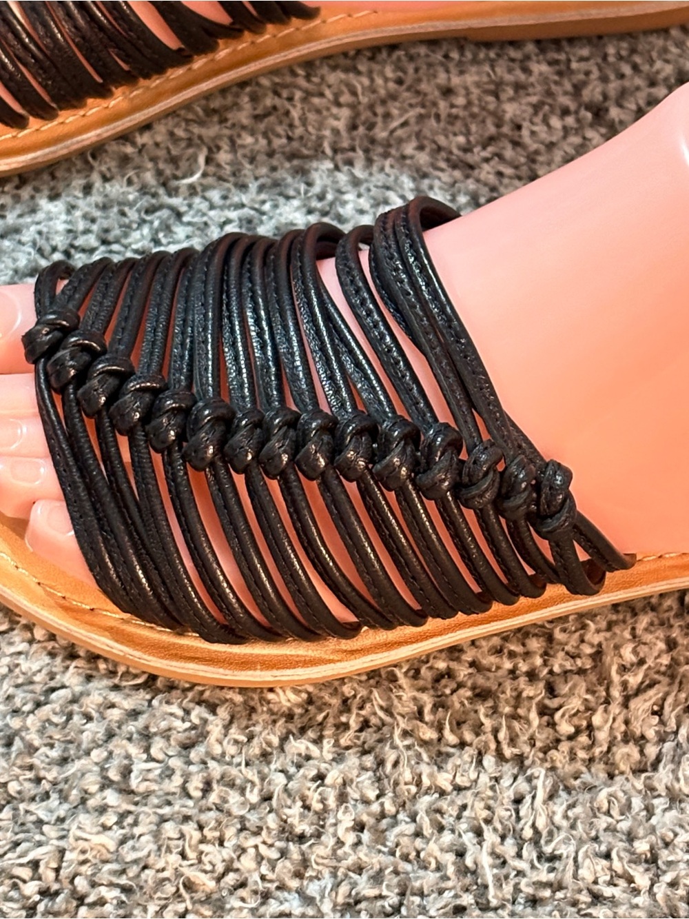 Beach by Matisse Silver Braided Slide Sandals